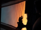 Lindo pôr do sol numa janela Matinhense